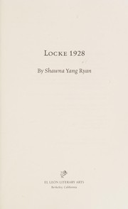 Cover of Locke 1928