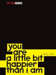 Cover of You Are a Little Bit Happier Than I Am
